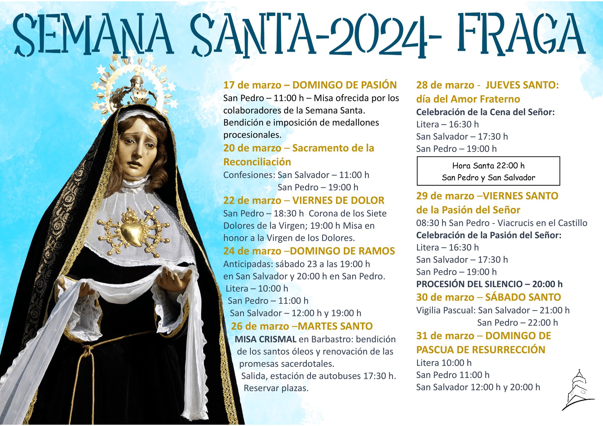 Semana Santa en Fraga 2024 Fraga
